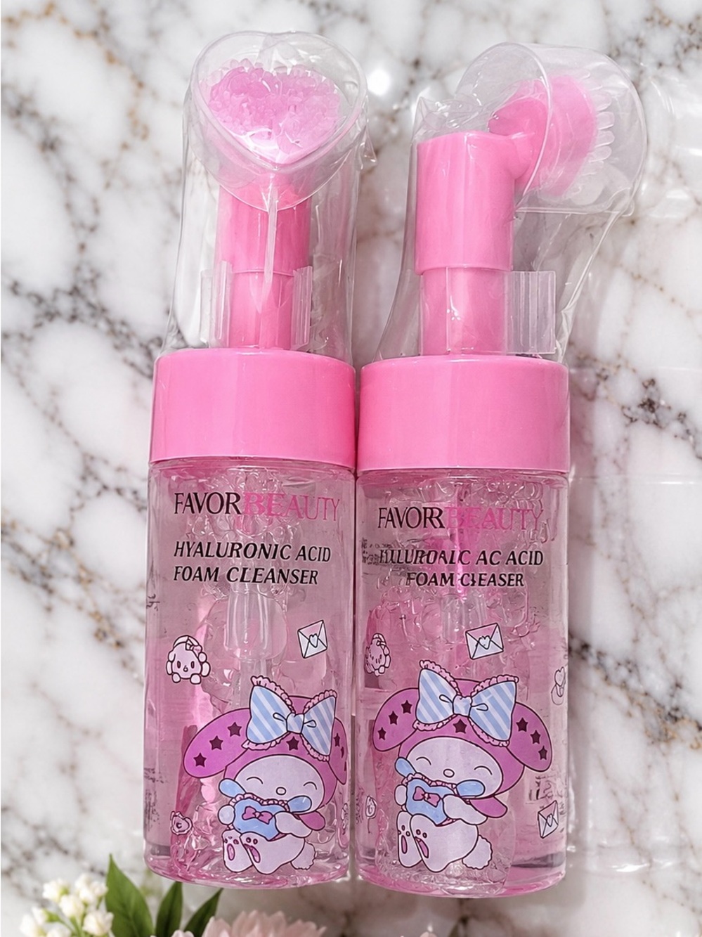 Kawaii Bunny Hyaluronic Acid Foam Cleanser Bundle of 2 120ml Face Wash New
